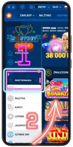 Sweet Bonanza znajdz