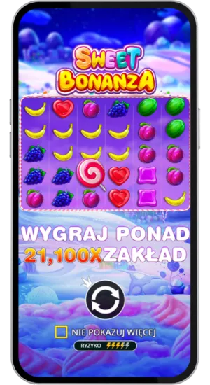 Ekran startowy z mnożnikiem 21 100x