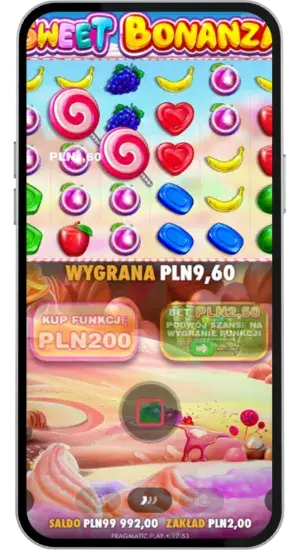 Wygrana w Sweet Bonanza