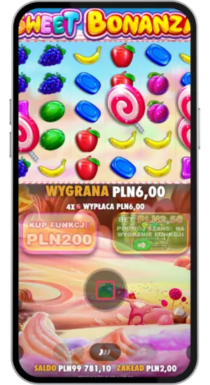 Wygrana 6,00 zł za 4 lizaki